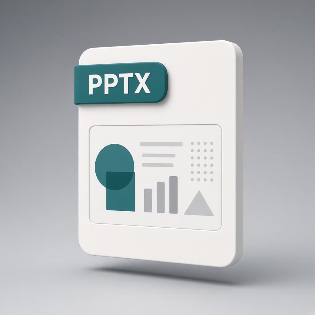 PPTX presentation file card